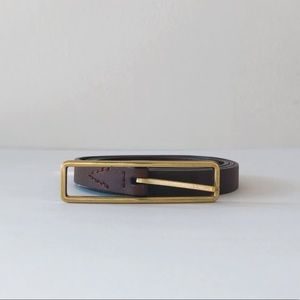Leather Fossil Belt
